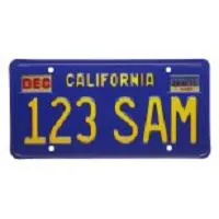 Атрактивна табела с номер на превозно средство